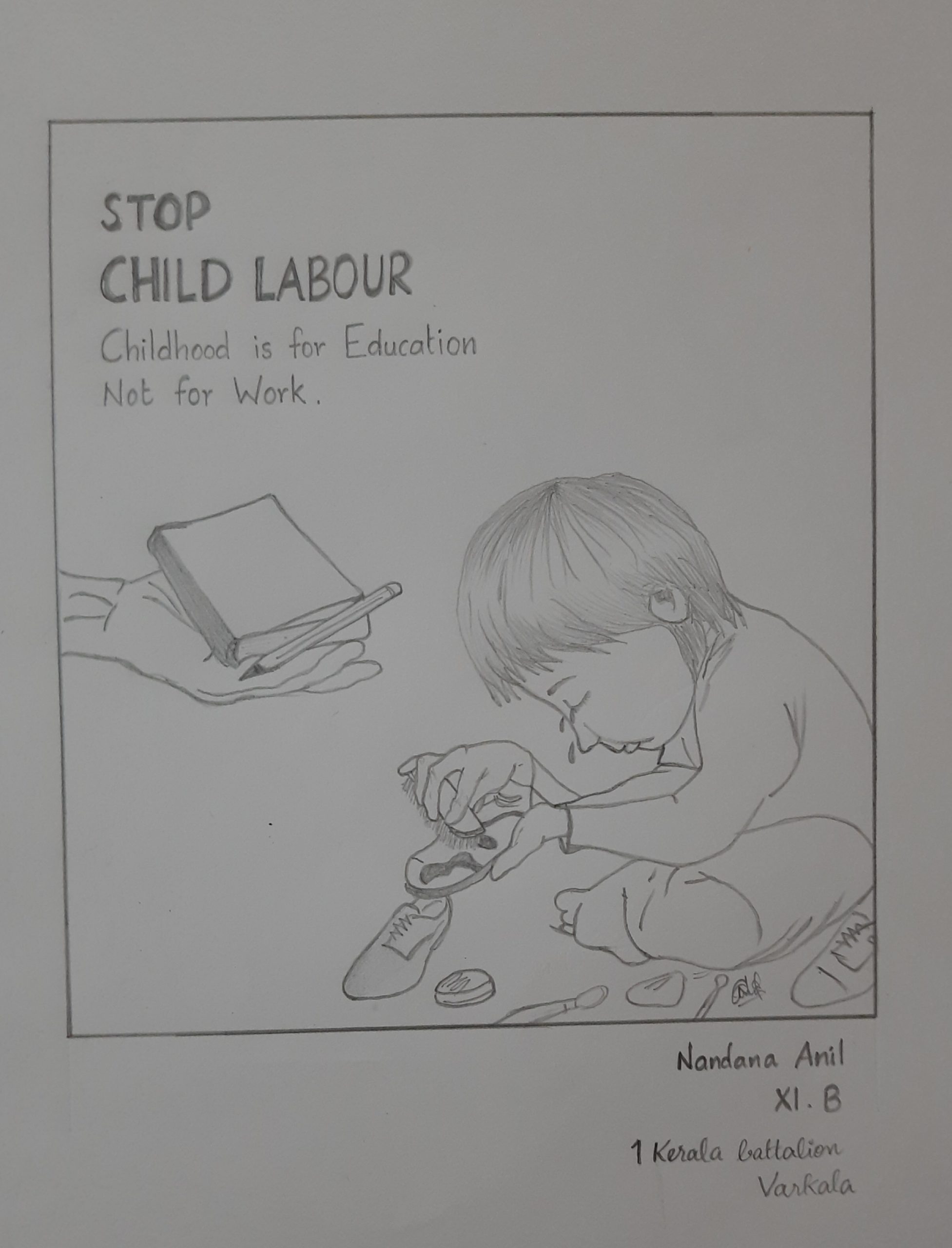 Drawing For Stop Child Labour  How To Draw Child Labour Drawing  Pencil  Drawing  YouTube