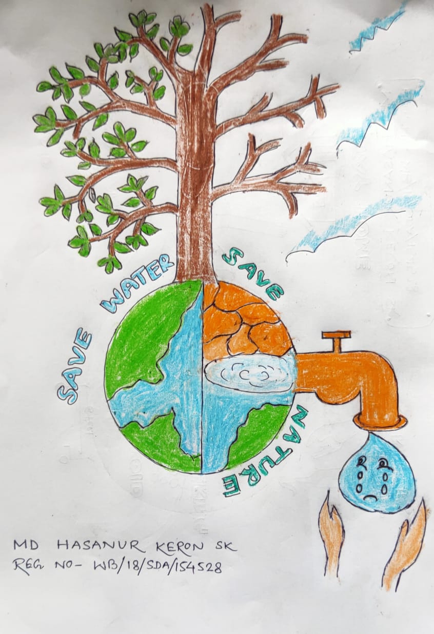 Save Water Poster – India NCC