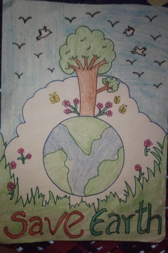Earth Day Poster, Earth Day Poster Drawing, Easy Earth Day Drawing Easy, Environment  Day Drawing - YouTube