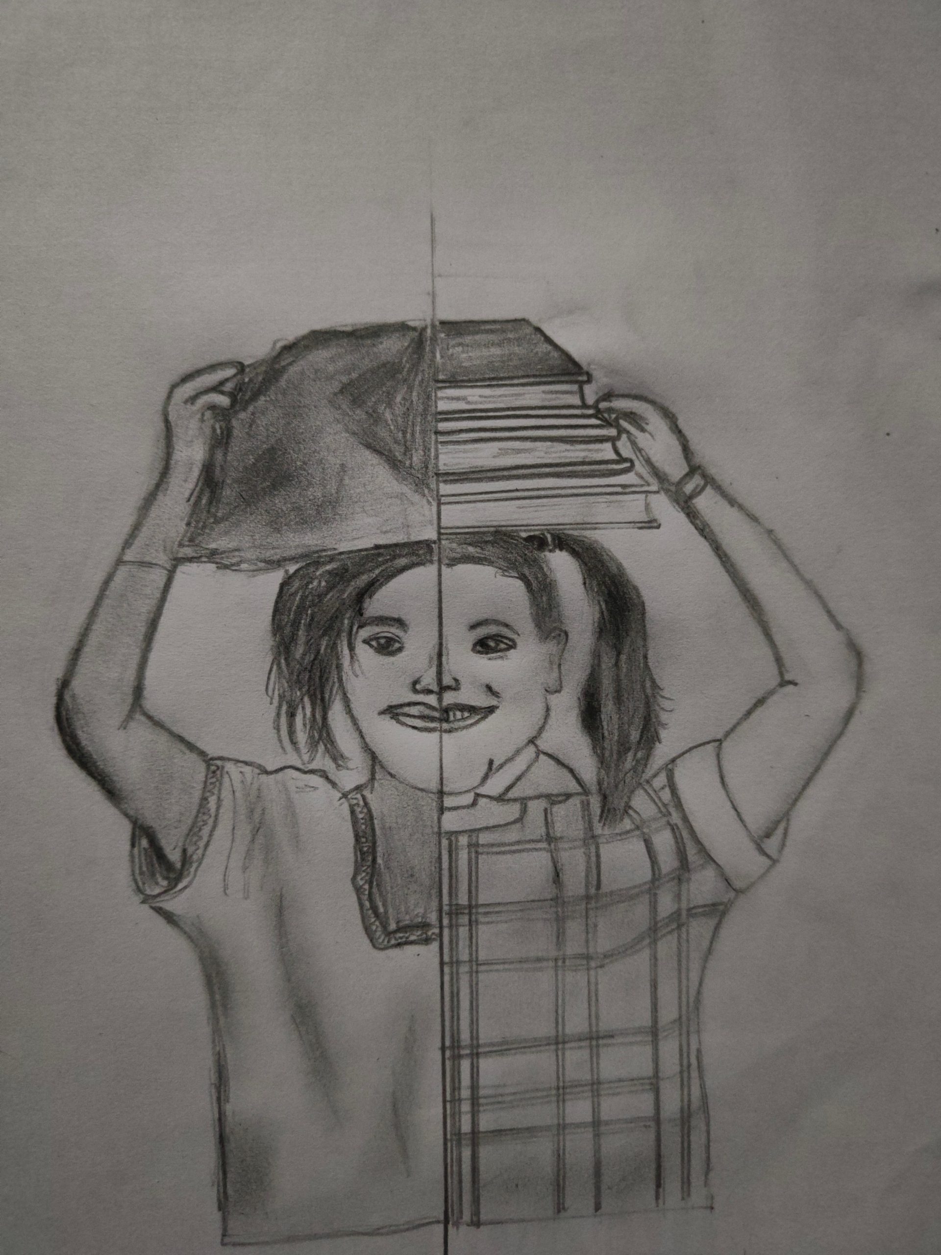 Pencil drawing – India NCC