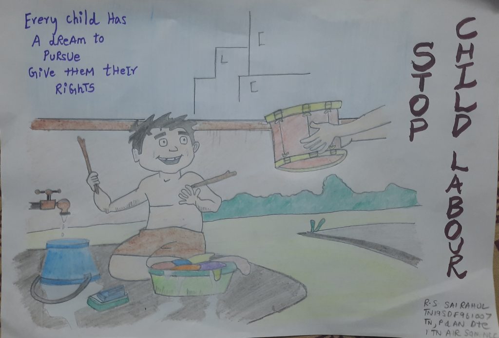 stop child labour drawing/child labour drawing/labour day drawing - YouTube
