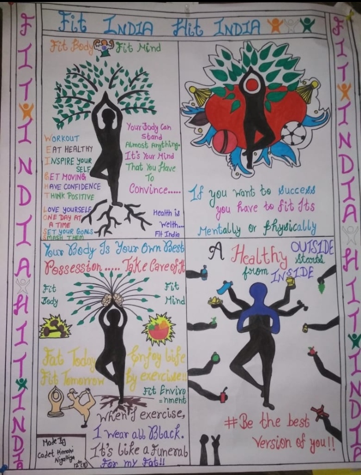 Fit India Movement- Poster Making Competition - YouTube