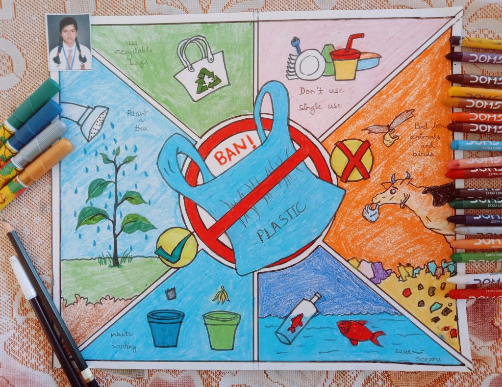 Single Use Plastic Ban - Sapphire School Ratlam - Best School in Ratlam