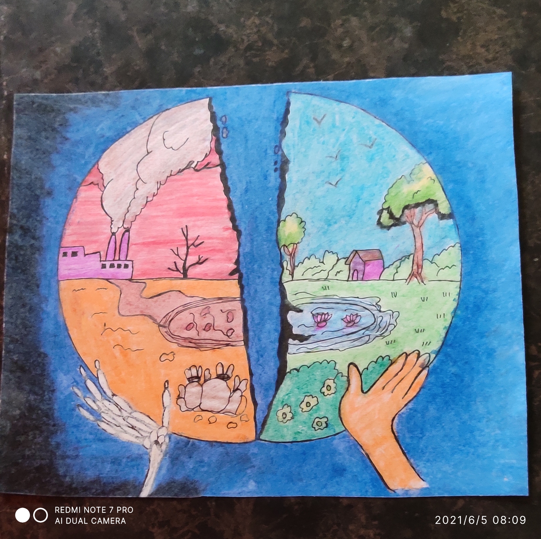 World Environment Day Drawing 2021 | Save Nature Drawing | Save Environment  5th June 2… | Save mother earth poster, World environment day posters, Earth  day drawing