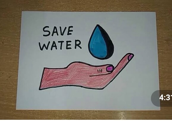 Save water poster/ save water drawing | Save water poster drawing, Poster  on pollution, Alphabet activities preschool