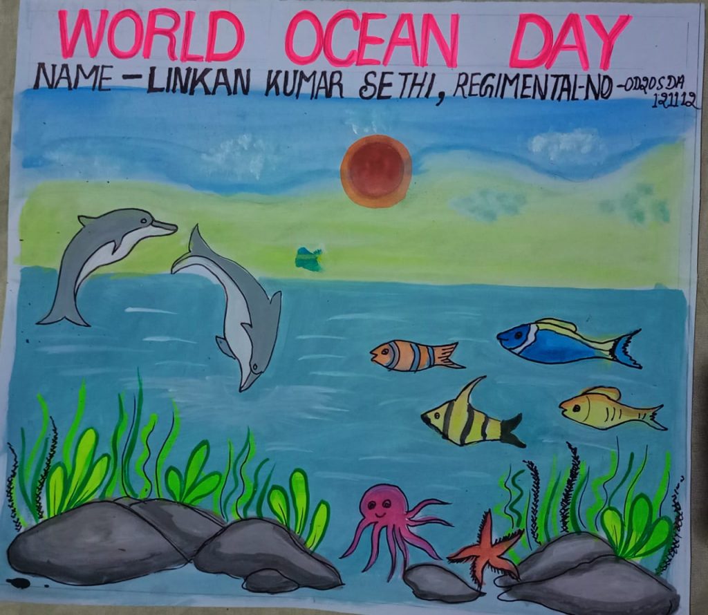 Save our oceans  Ocean day Save our oceans Poster drawing