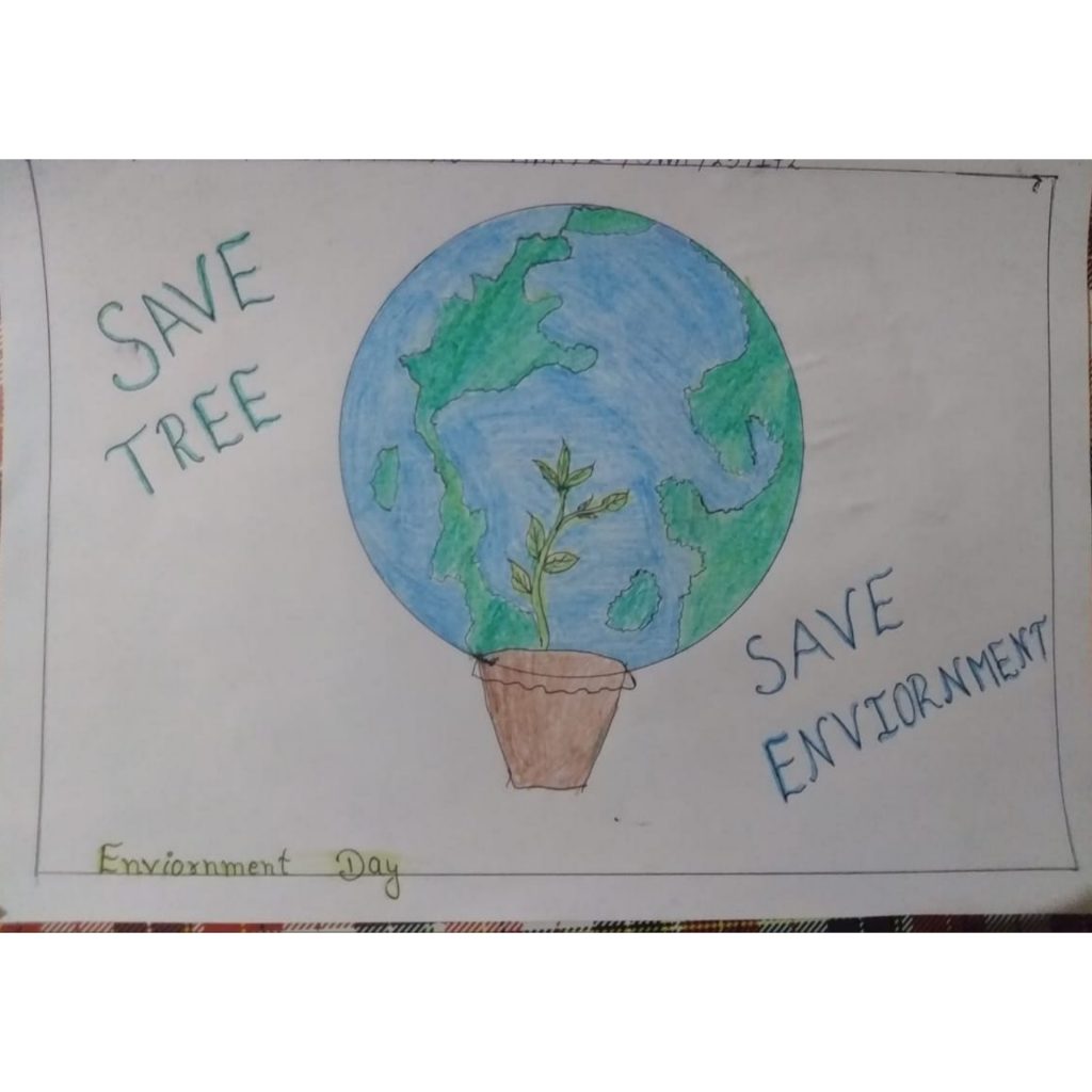 How to make world environment day drawing | World environment day poster |  Save nature drawing easy - YouTube | Projecten, Projecten om te proberen