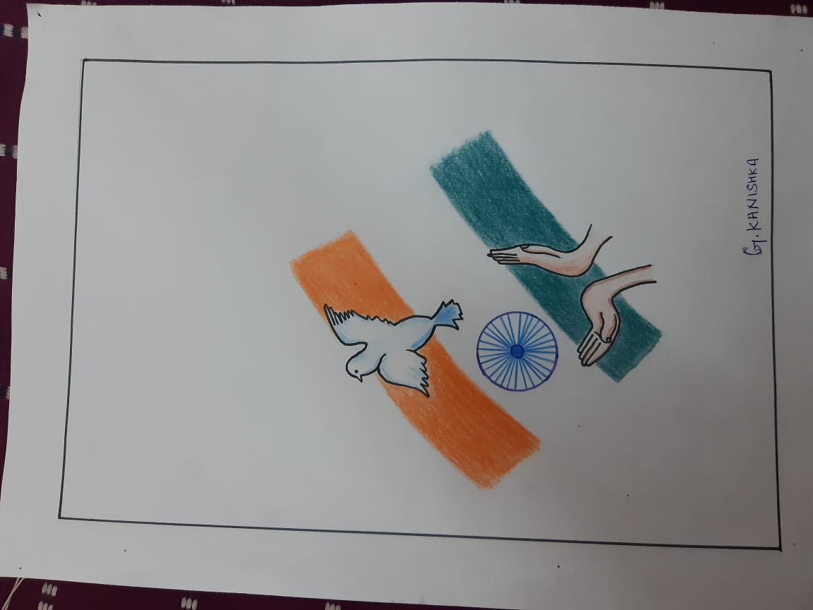 Independence day drawing with watercolor step by step||patriotism drawing||republic  day drawing.. - YouTube