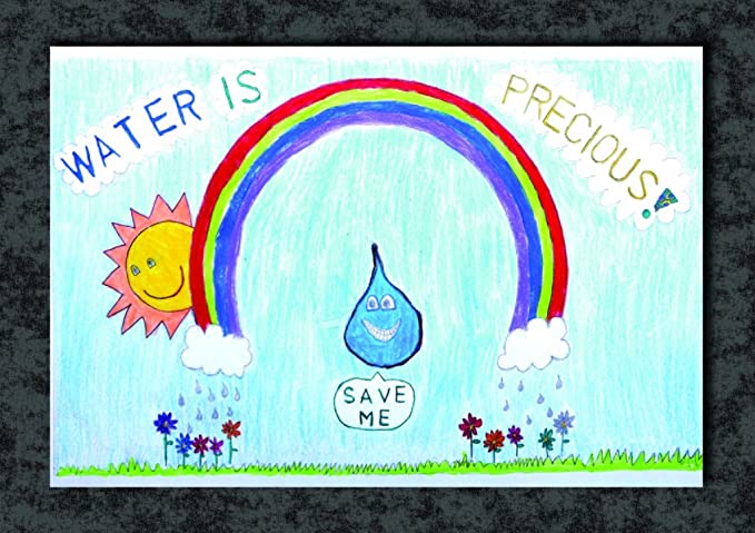 Save water drawing//Save water easy drawing tutorial for kids. - YouTube | Water  drawing, Save water drawing, Save water poster drawing