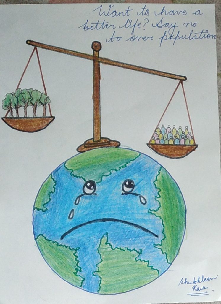 World Population Day 2021drawing, World Population Day drawing, World  population day poster, project - YouTube