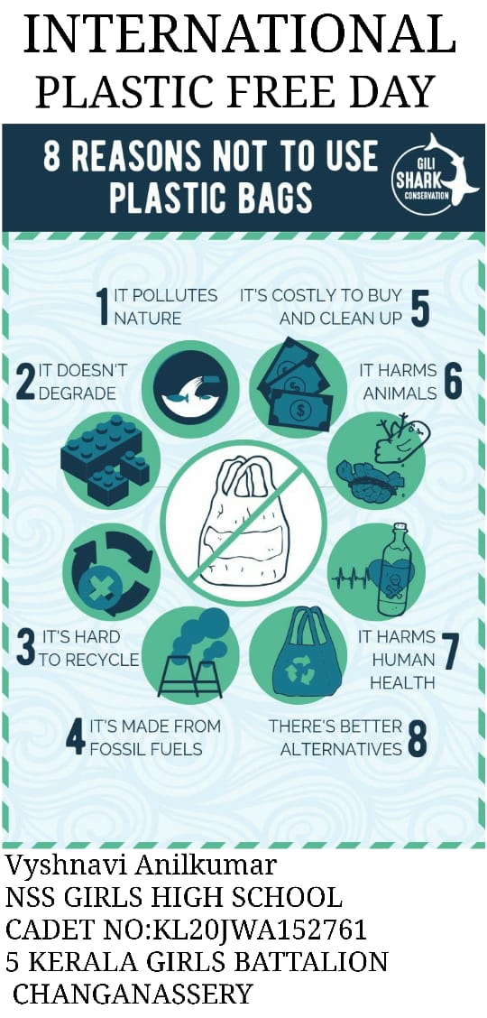 International plastic free day India NCC