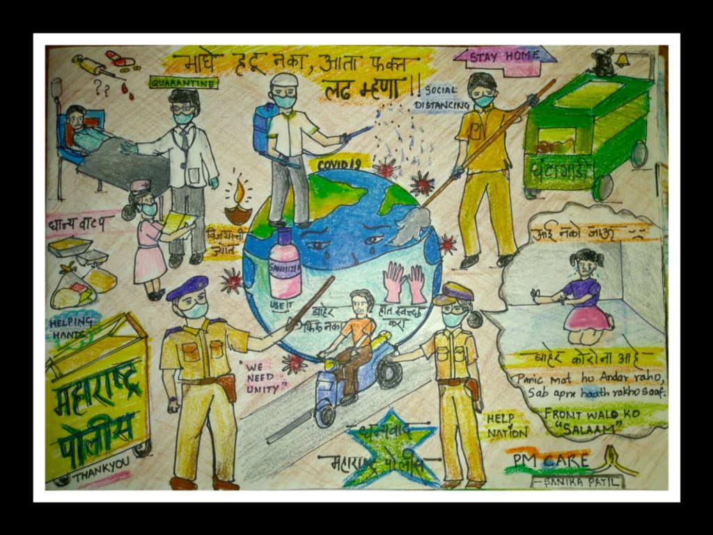 plastic mukt Bharat Rangoli stop plastic bags pollution poster making  project ideas - YouTube