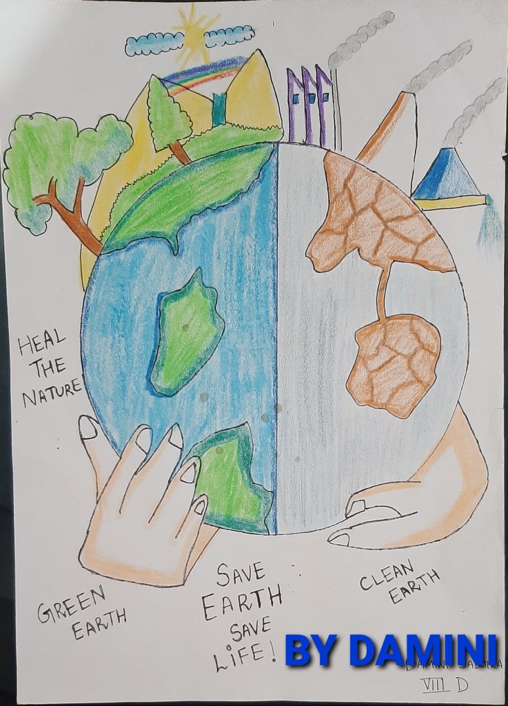 World environment day poster – India NCC