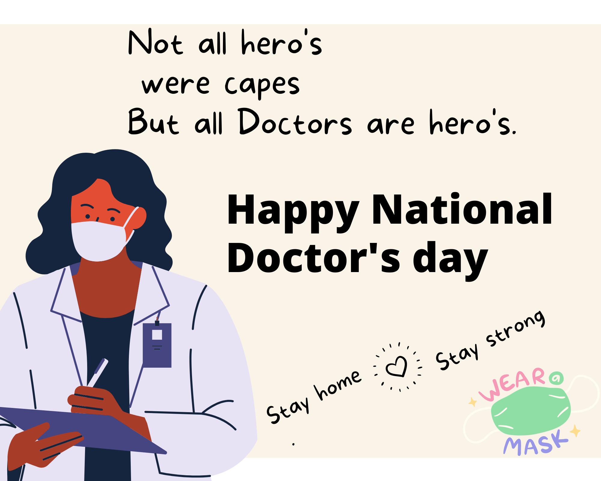 National Doctor's Day ( Poster ) India NCC