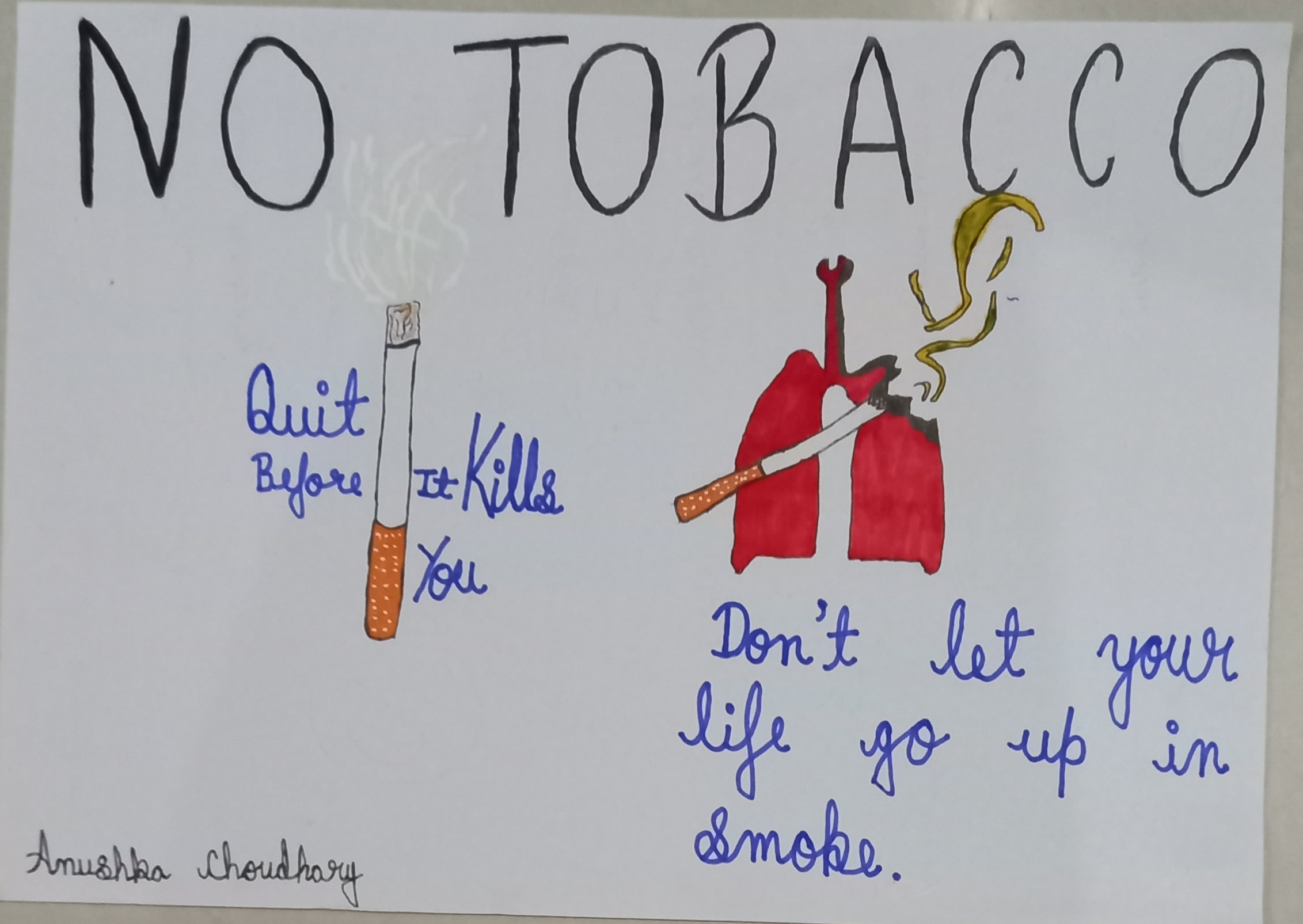 poster-on-no-tobacco-india-ncc