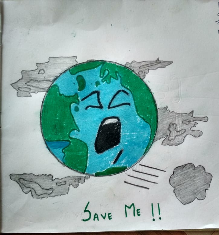 Free Vector | Save the earth poster
