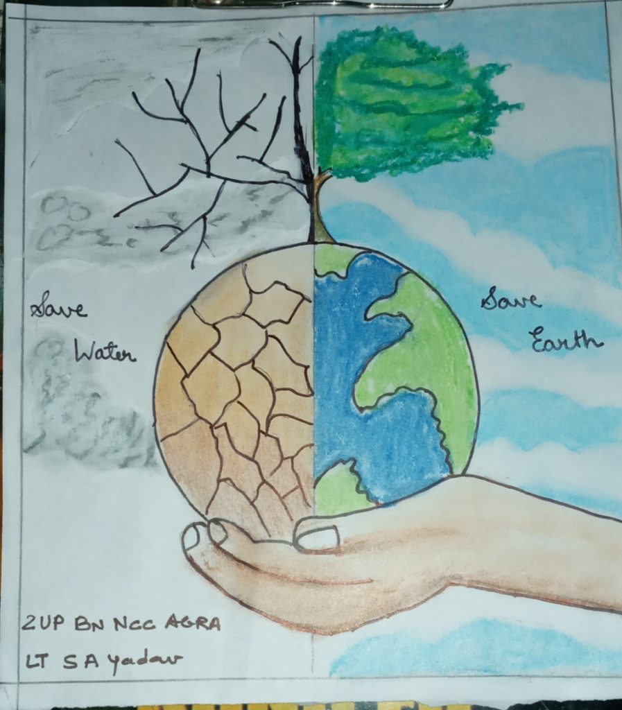 Earth Day Drawing / Earth Day Poster Drawing / World Earth Day Drawing /  Environment Day Drawing - YouTube
