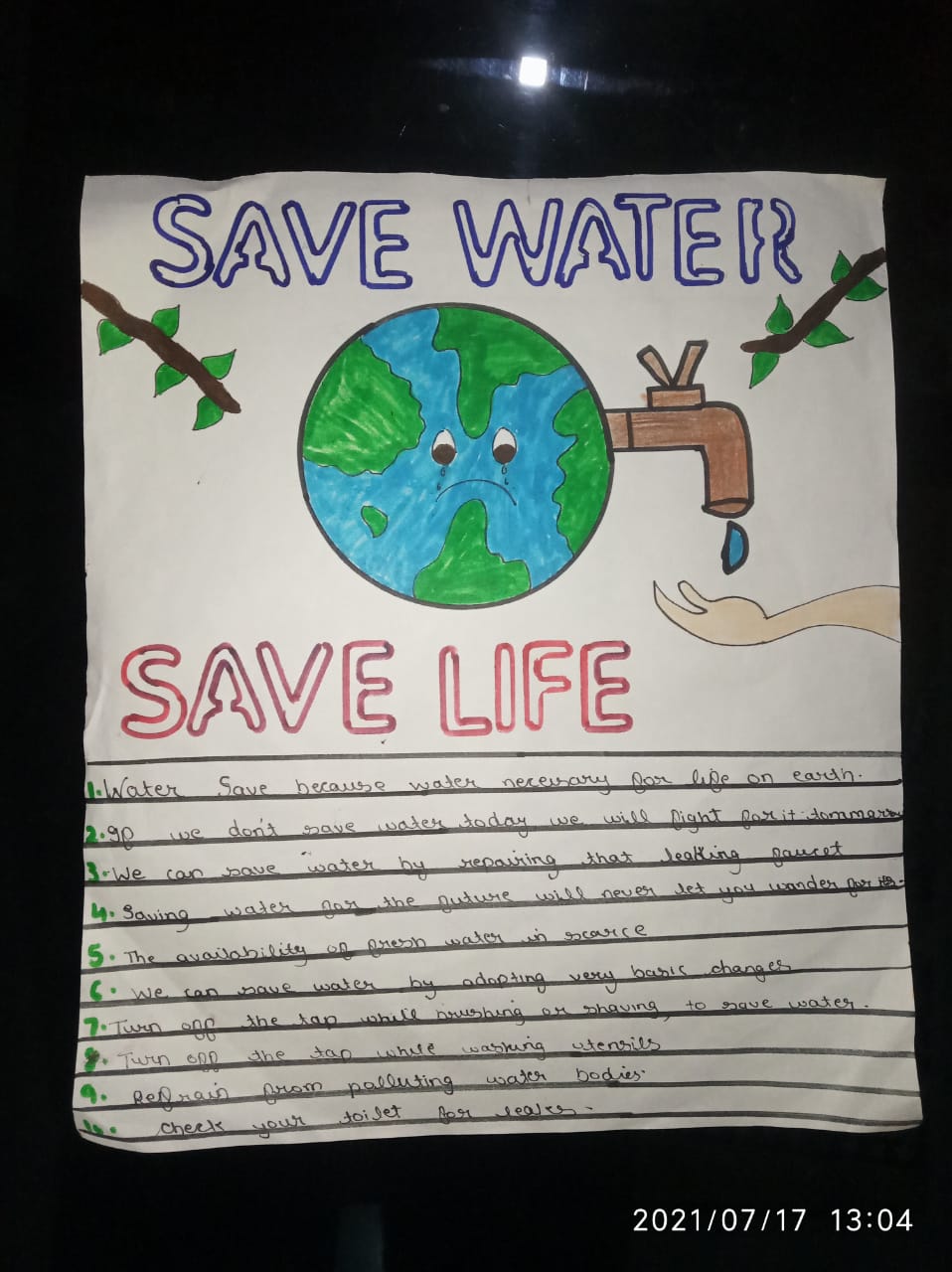 SAVE WATER SAVE LIFE – India NCC