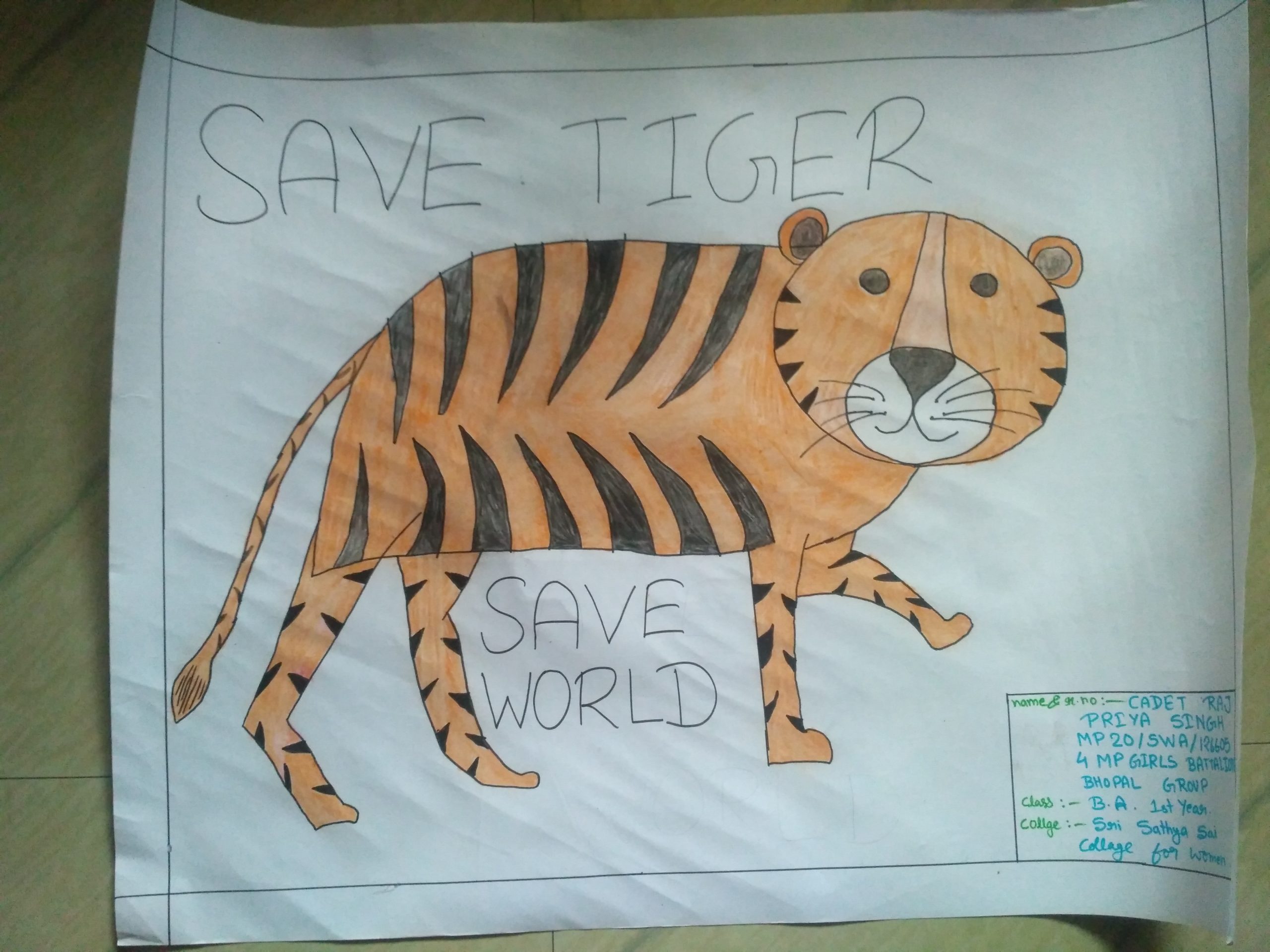 World tigers day – India NCC