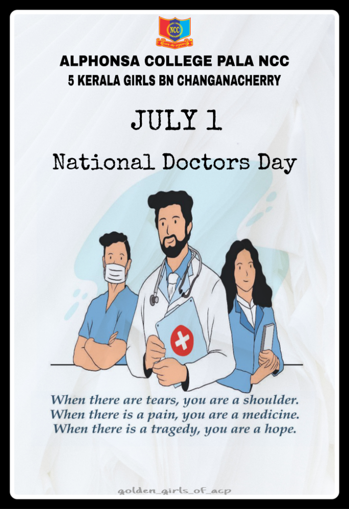 Poster About National Doctors Day – India NCC