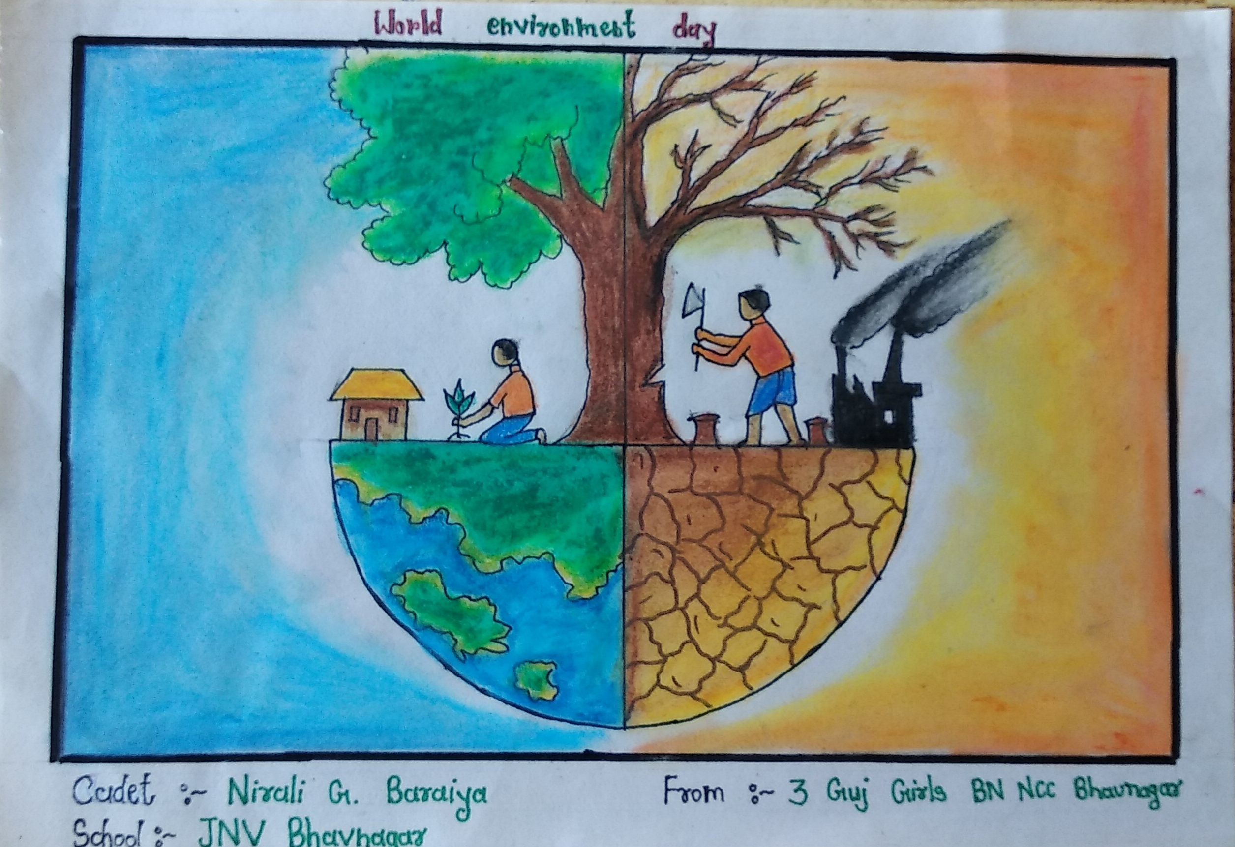 Activity on World Environment Day | The Millennium School, Lucknow-saigonsouth.com.vn