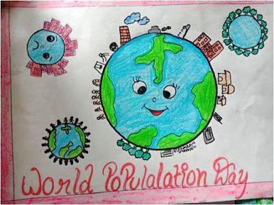 Arty's World - World population day easy drawing || Poster... | Facebook