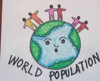 population explosion drawing