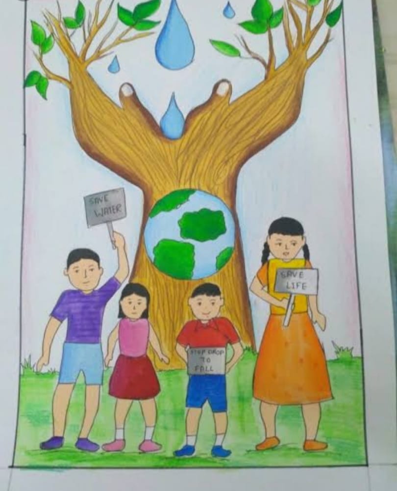 Poster Making On Topic Save Water – India Ncc