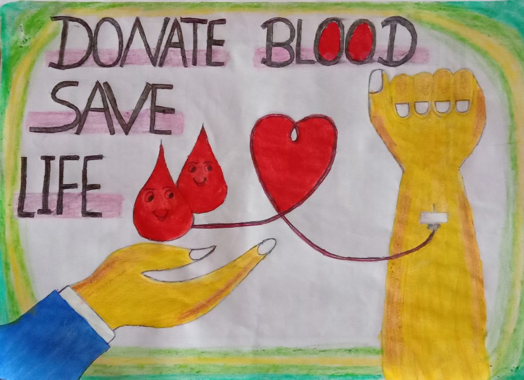 Blood donation poster | Blood donation posters, Handmade poster, Organ  donation poster