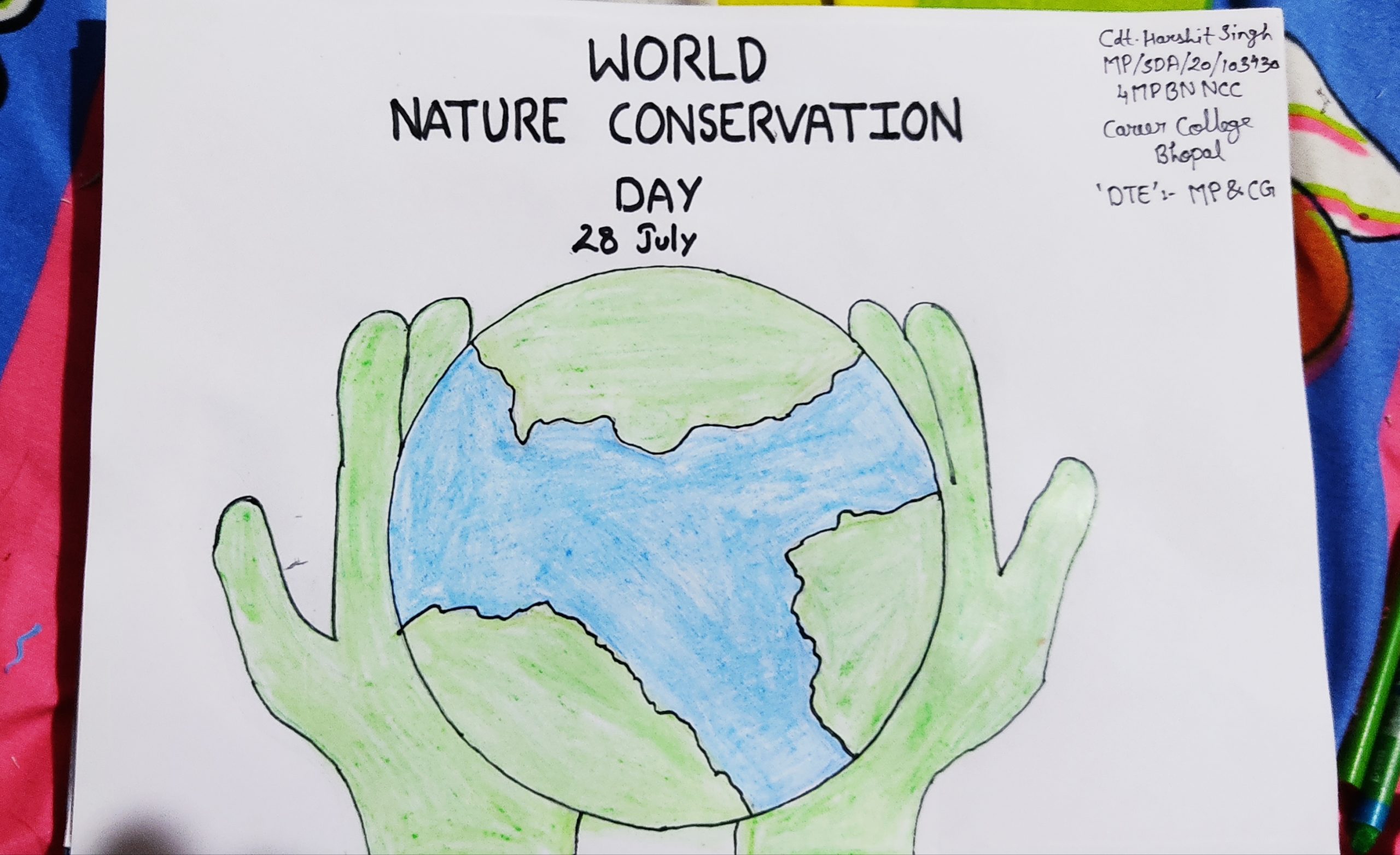 World Nature Conservation day poster – India NCC