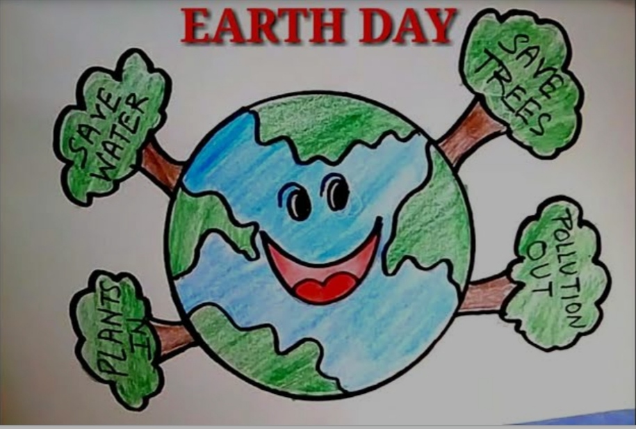 Earth Day Coloring Page - Happiness is Homemade