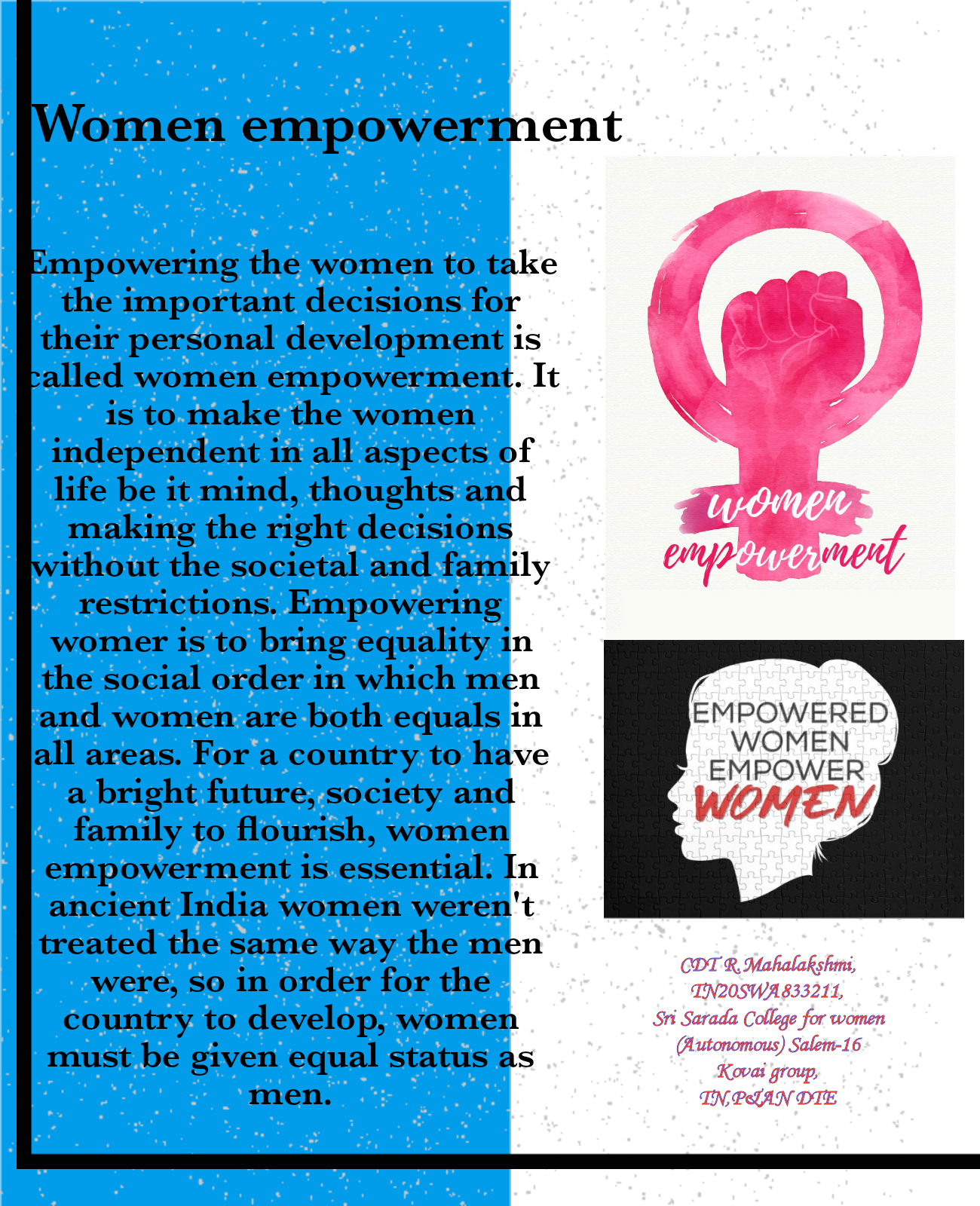 Women Empowerment India Ncc