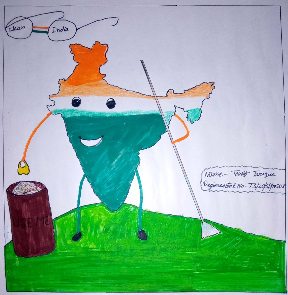 How to draw SWACHH BHARAT ABHIYAN/ clean my India drawing - YouTube