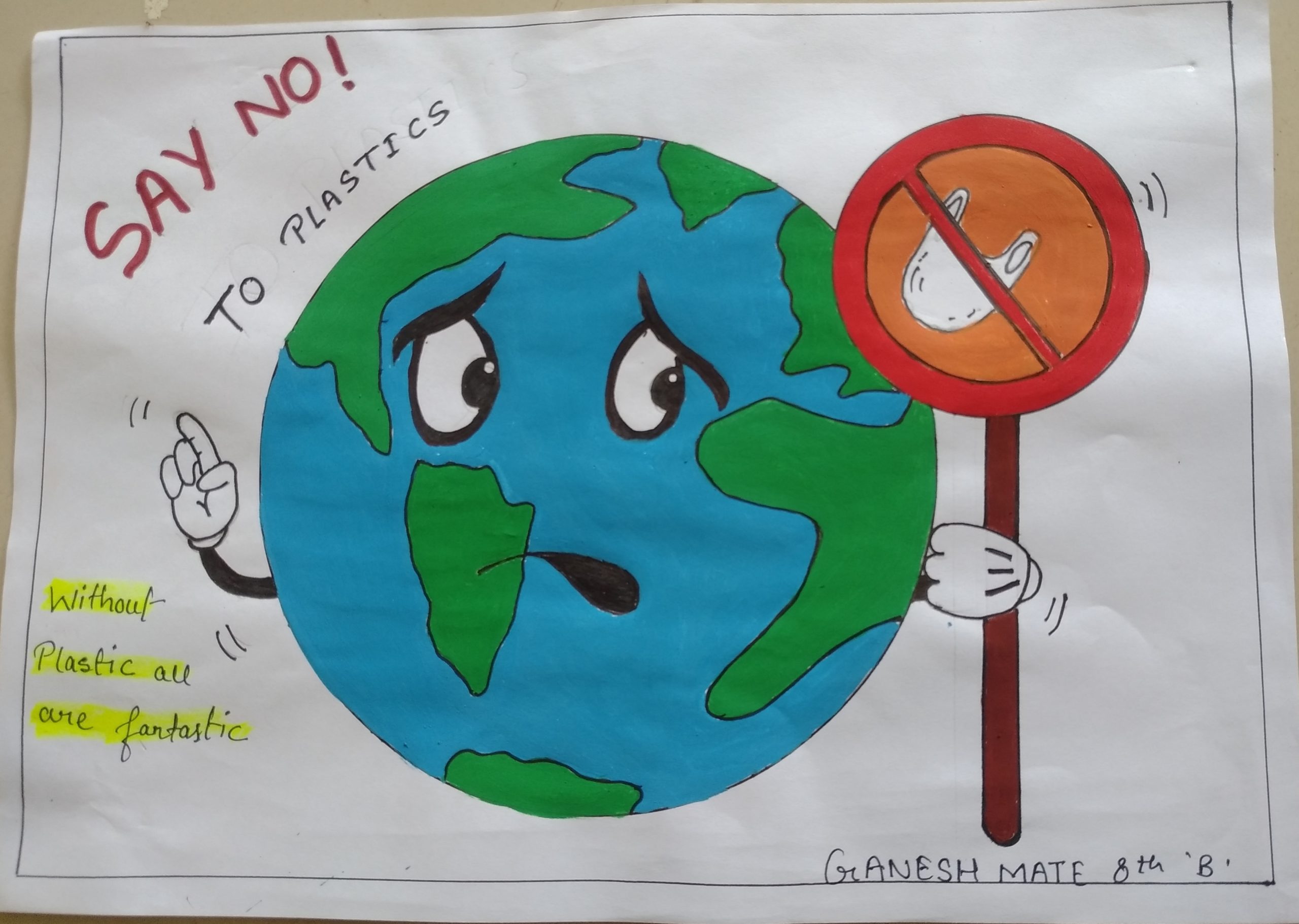 International Plastic Bag Free poster drawing,July - 3rd | Causes of plastic  pollution drawing - YouTube