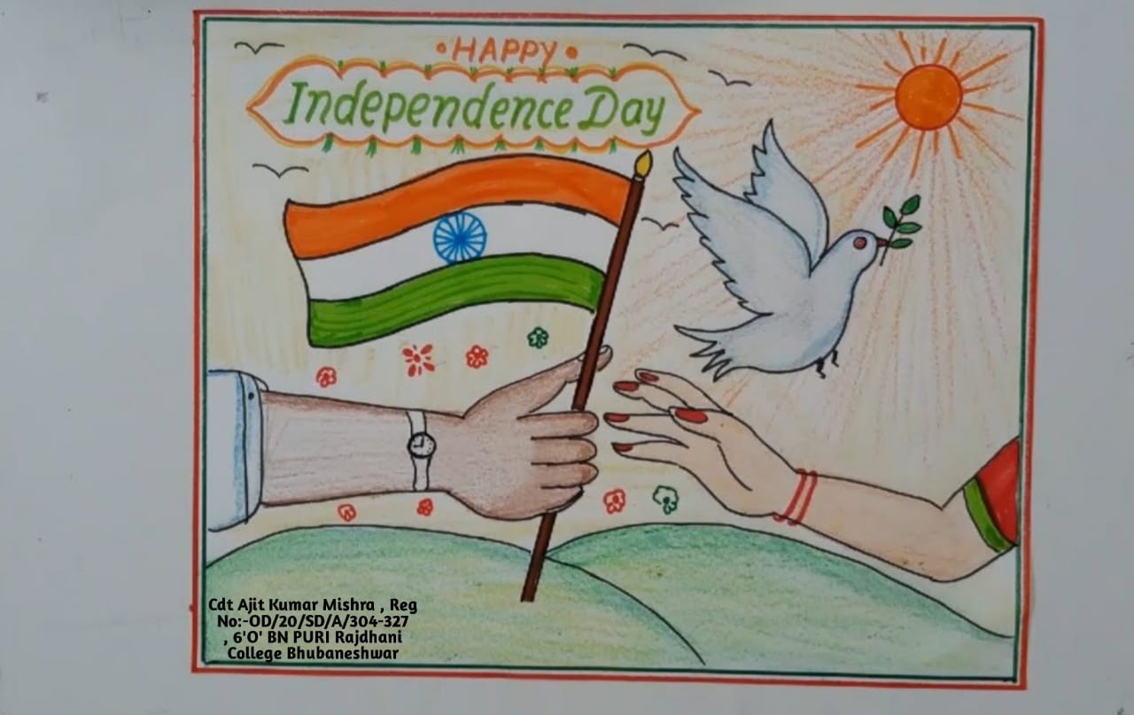Free Vector | Poster design for india independence day with two kids-saigonsouth.com.vn
