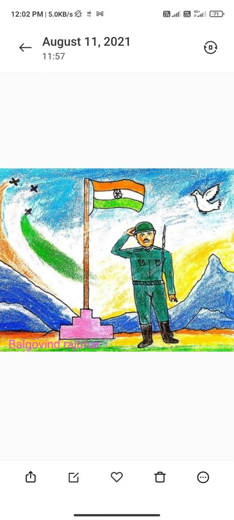Independence day special drawing for kids. Drawing ideas for drawing  competition | school, drawing | Beautiful scenery drawing of independence  day celebration at school | By Drawing Book | Like my page