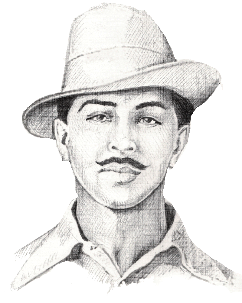 Indian Freedom fighter :-{Bhagat Singh} Sketch . by Ashwini07 on DeviantArt
