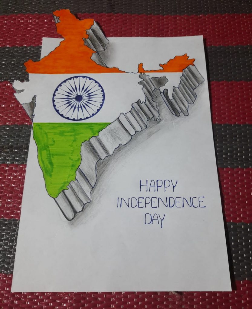 Independence day drawing with oil pastel step by step for beginners |  TOPICS COVERED:- 1. Independence day drawing with oil pastel step by step  for beginners. 2. Independence day drawing easy. 3.