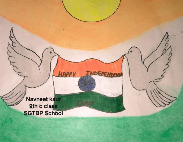 Independence Day drawing: Easy Swatantra Diwas drawing ideas for kids