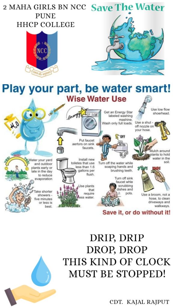 SAVE WATER SAVE LIFE! – India NCC