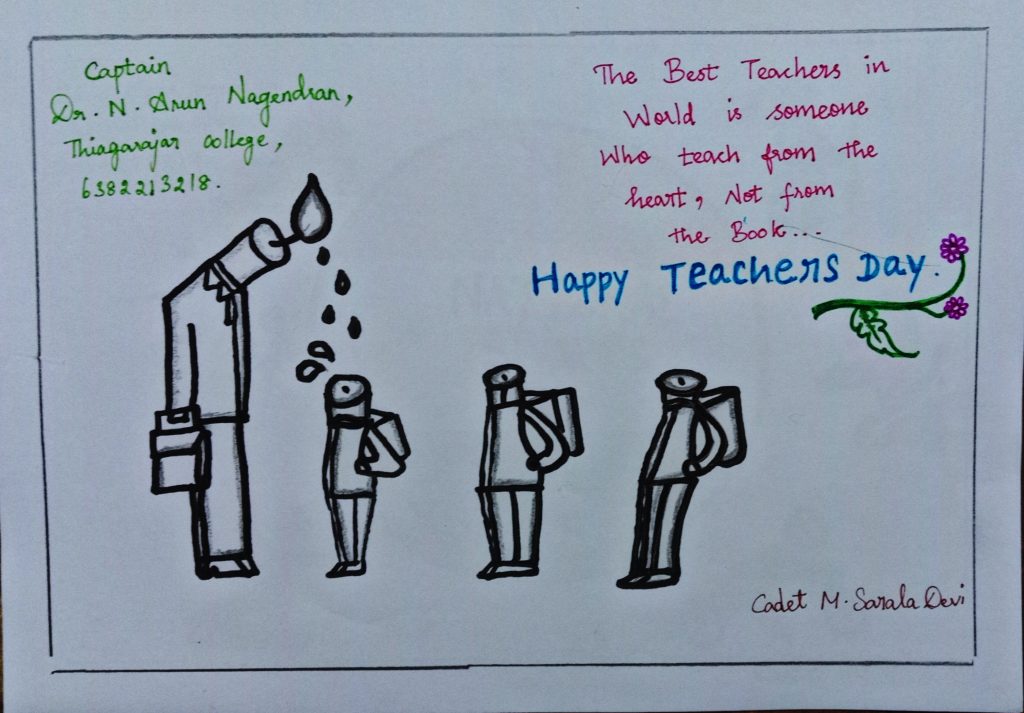 Teachers day drawing | Teachers day drawing for competition | Teachers day  gift card ideas - YouTube