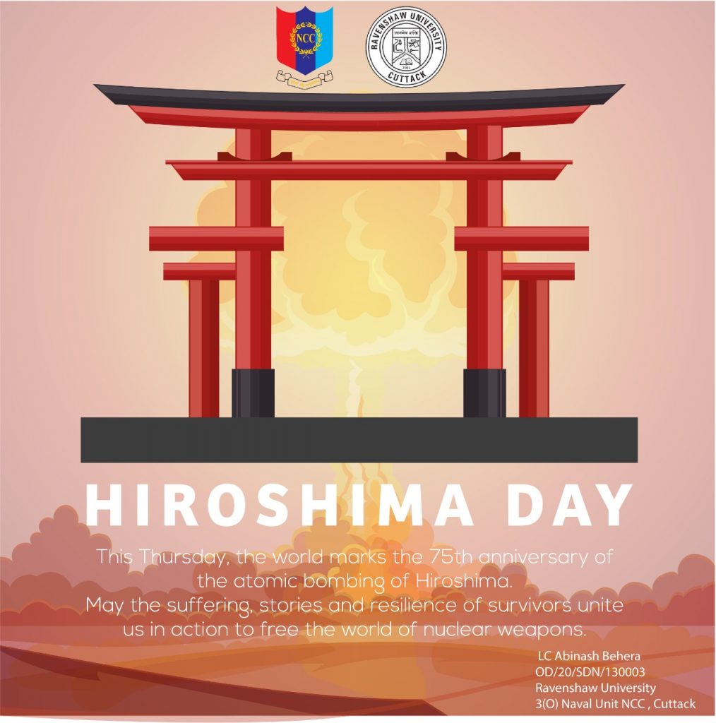 Hiroshima Day Poster – India NCC