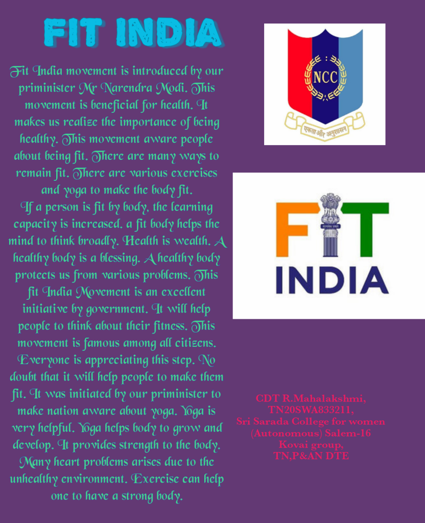 FIT INDIA MOVEMENT – CHRIST BGR Campus – Christite Newstime