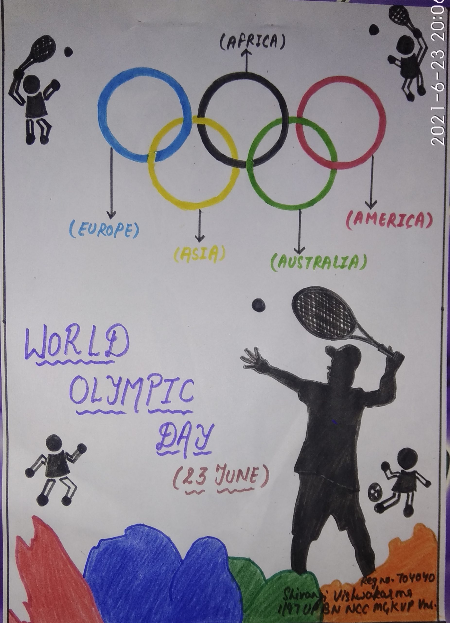 World Olympic day – India NCC