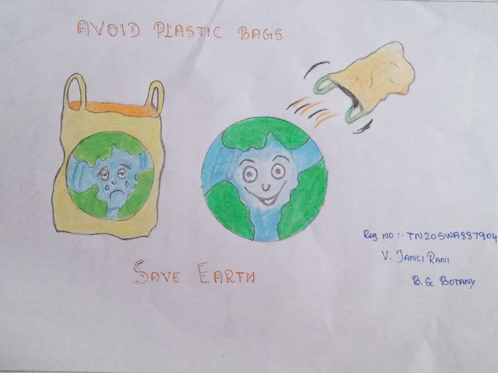 How to Draw Stop Plastic Pollution Drawing / International Plastic Bag Free  Day Poster Drawing - YouTube