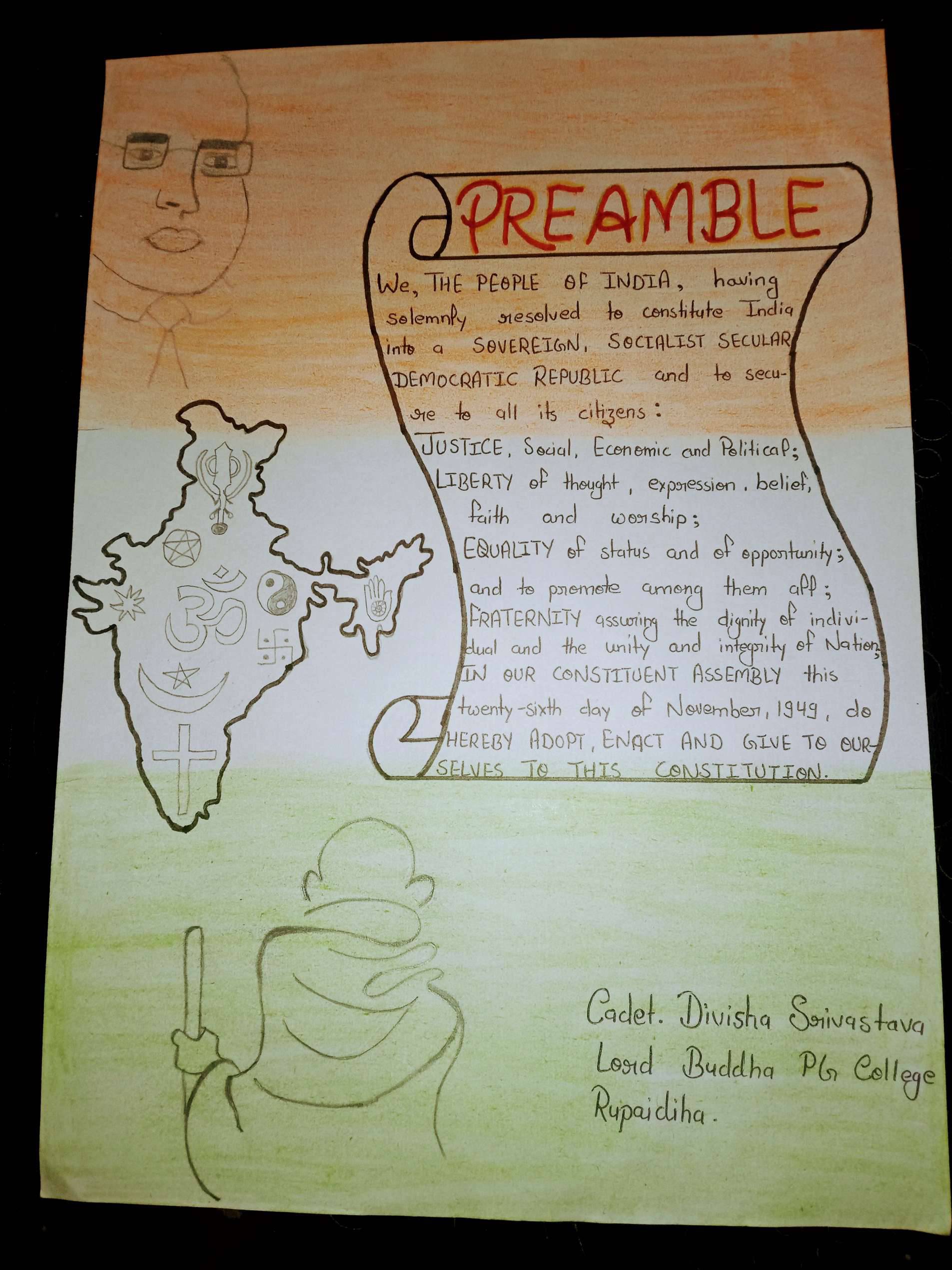 Uncover the Artistic Marvel of India's Constitution this Republic Day | by  The Folk Stories | Medium