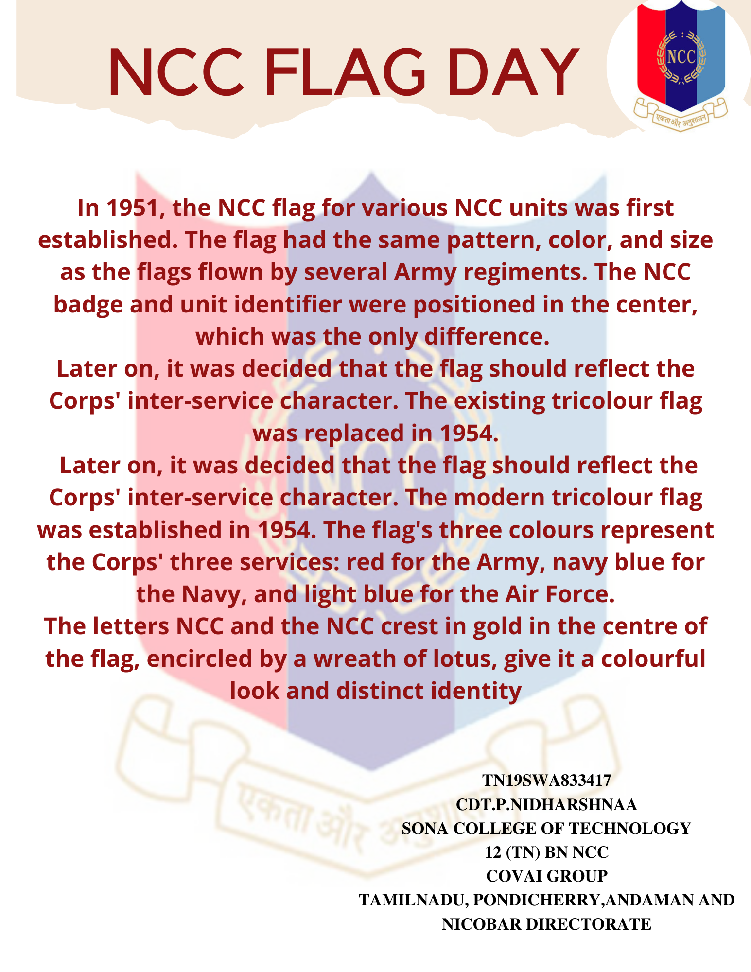 NCC FLAG DAY India NCC ncc-flag-day-india-ncc