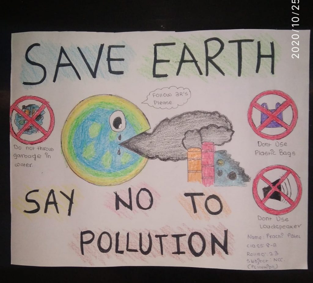 Plastic Mukt Bharat drawing || Stop plastic bags pollution poster making  project ideas - YouTube