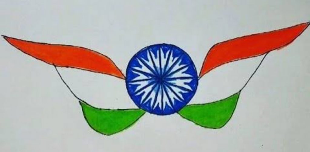 15 August drawing / Independence day drawing / Desh bhakti drawing 2022 /  Indian flag drawing | Independence day drawing, Easy drawings, Visual  communication