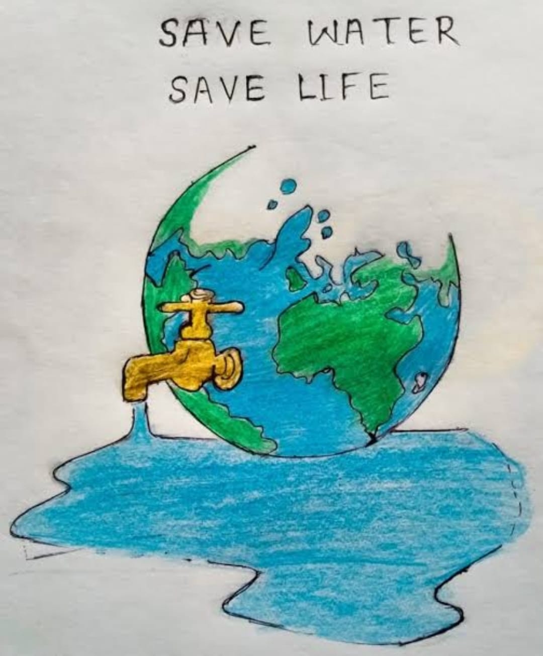 Save water save life – India NCC